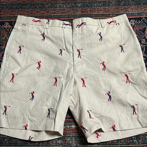 Vintage Murray’s Toggery of Nantucket embroidered golf shorts